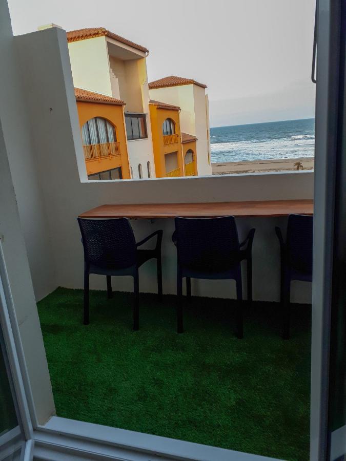 Agréable appartement rénové avec une terrasse vue mer, parking et Wifi gratuit Le Barcarès Exterior foto